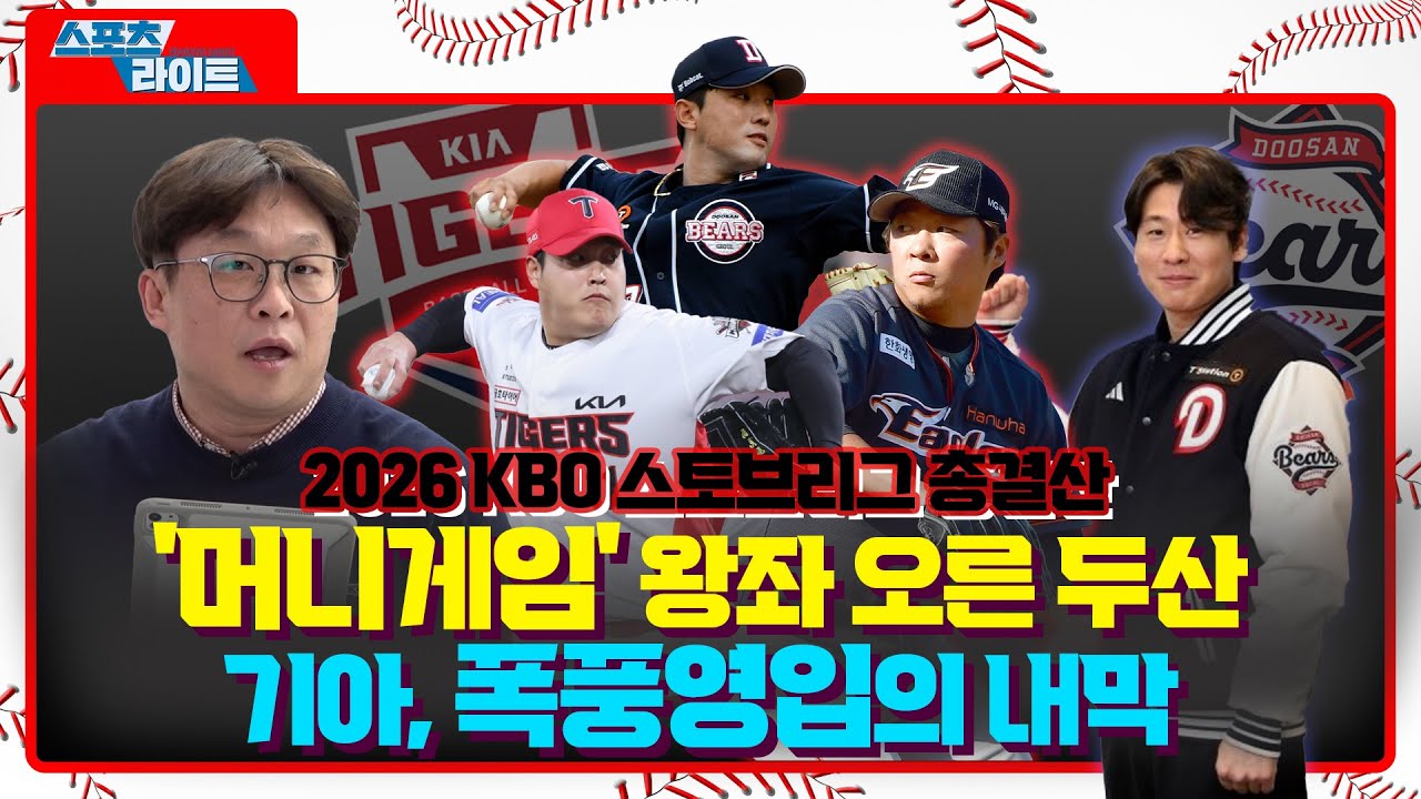 2026 KBO 스토브리그 총결산! '머니게임' 왕좌 오른 두산 기아, 폭풍영입의 내막ㅣ스포츠라이트 [문화일보]