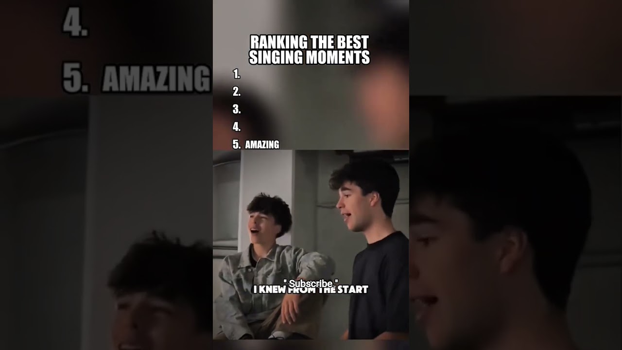 RANKING THE BEST ✨ SINGING MOMENT'S 😍✅#shorts
