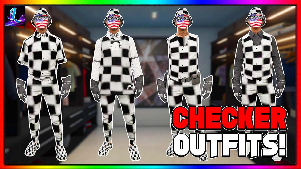 *NEW WORKAROUND* GTA 5 ONLINE HOW TO GET MULTIPLE CHECKERBOARD MODDED OUTFITS ALL AT ONCE!