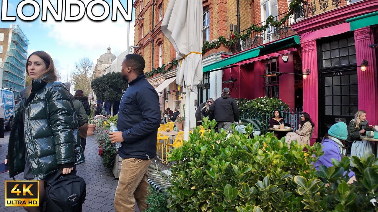 London Walk 4K | Kings Road to Royal Albert Hall
