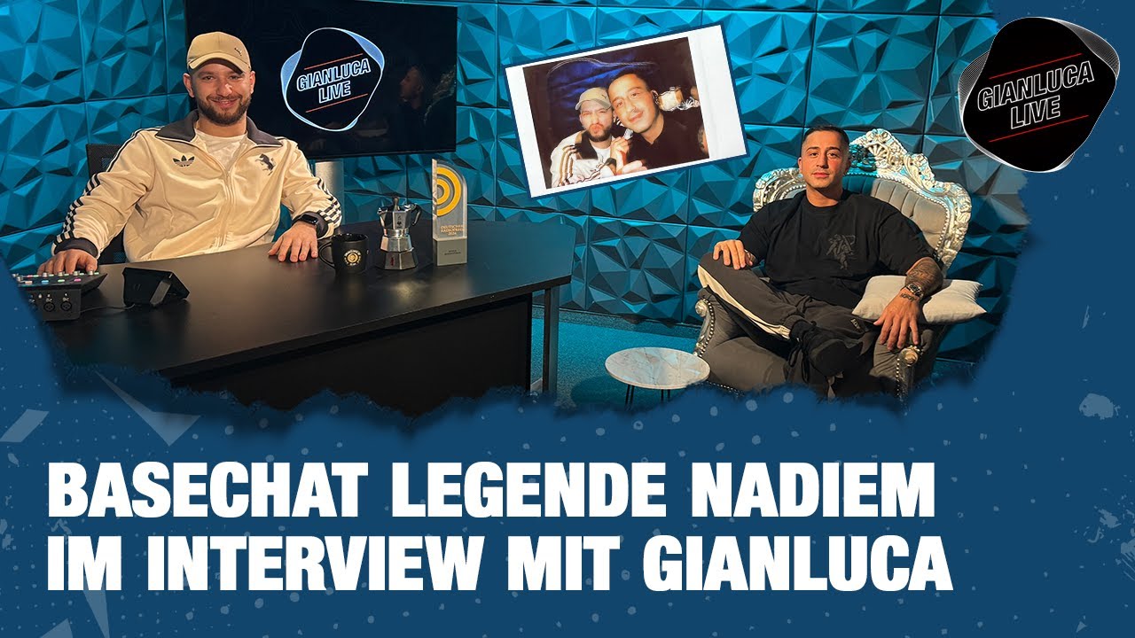 Basechat Legende Nadiem zu Gast bei Gianluca Live! presented by KISS FM