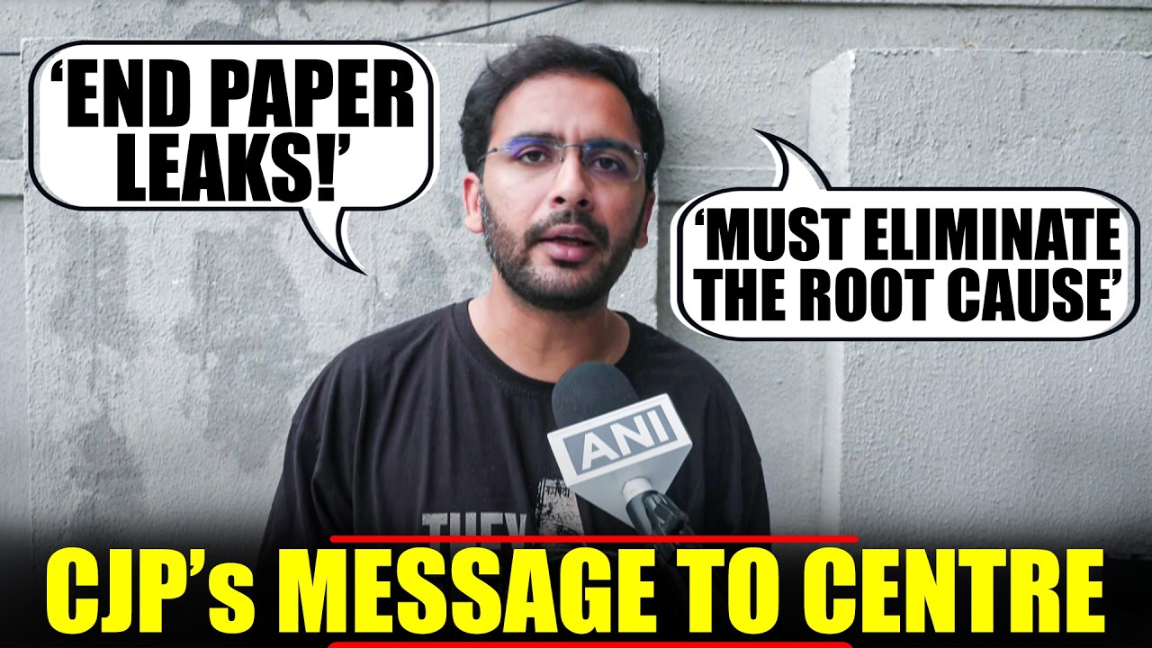 LIVE: CJP Spokesperson Ashutosh Ranka Reacts to Lok Sabha Passes Anti-Paper Leak Bill I PM Modi
