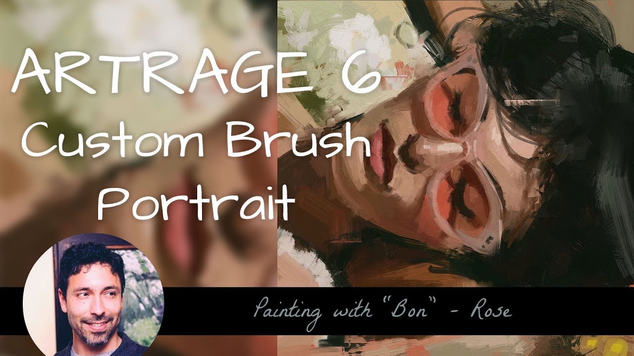 Rose Glasses Portrait Painting in Artrage 6