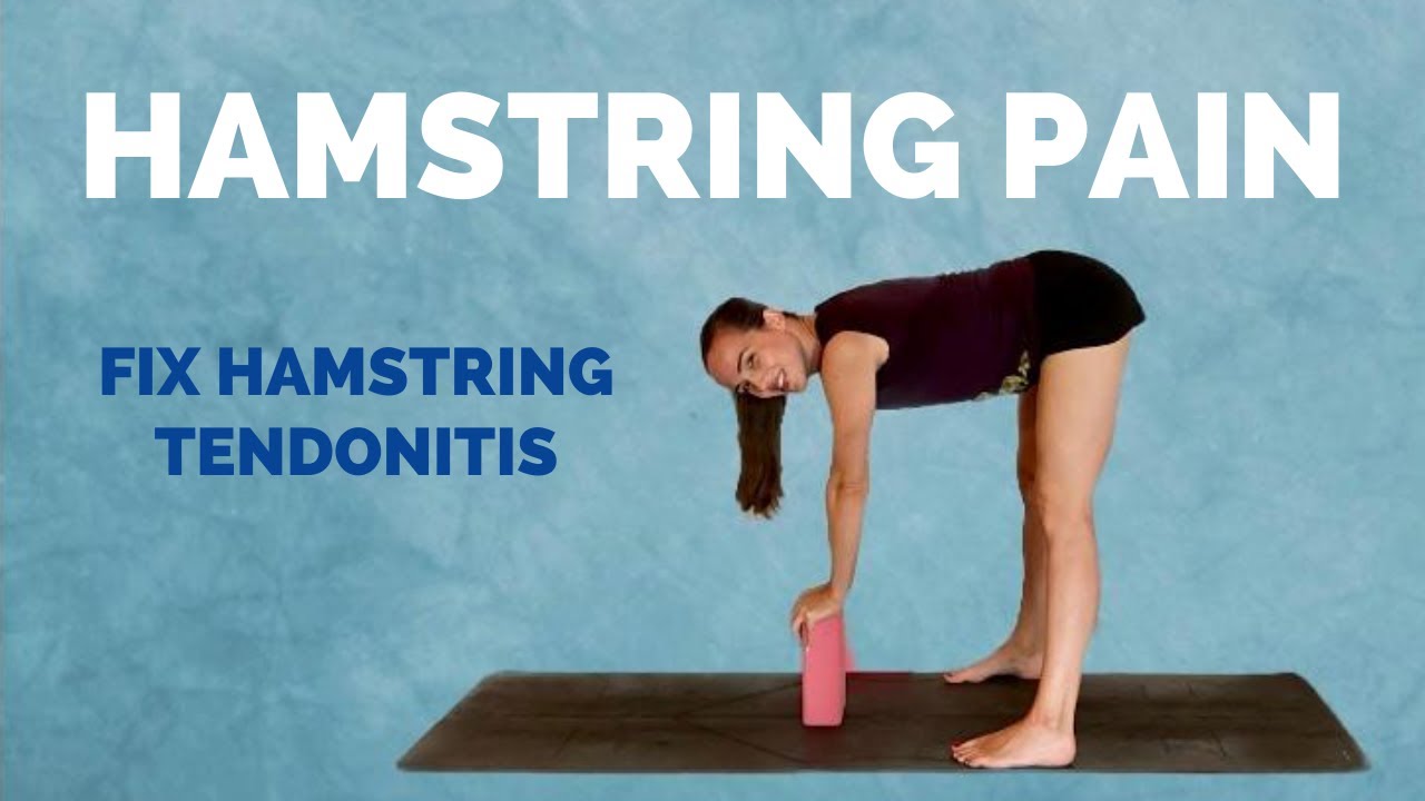 Yoga for HAMSTRING TENDONITIS - 10 min Relief for Hamstring Pain and Chronic Tightness
