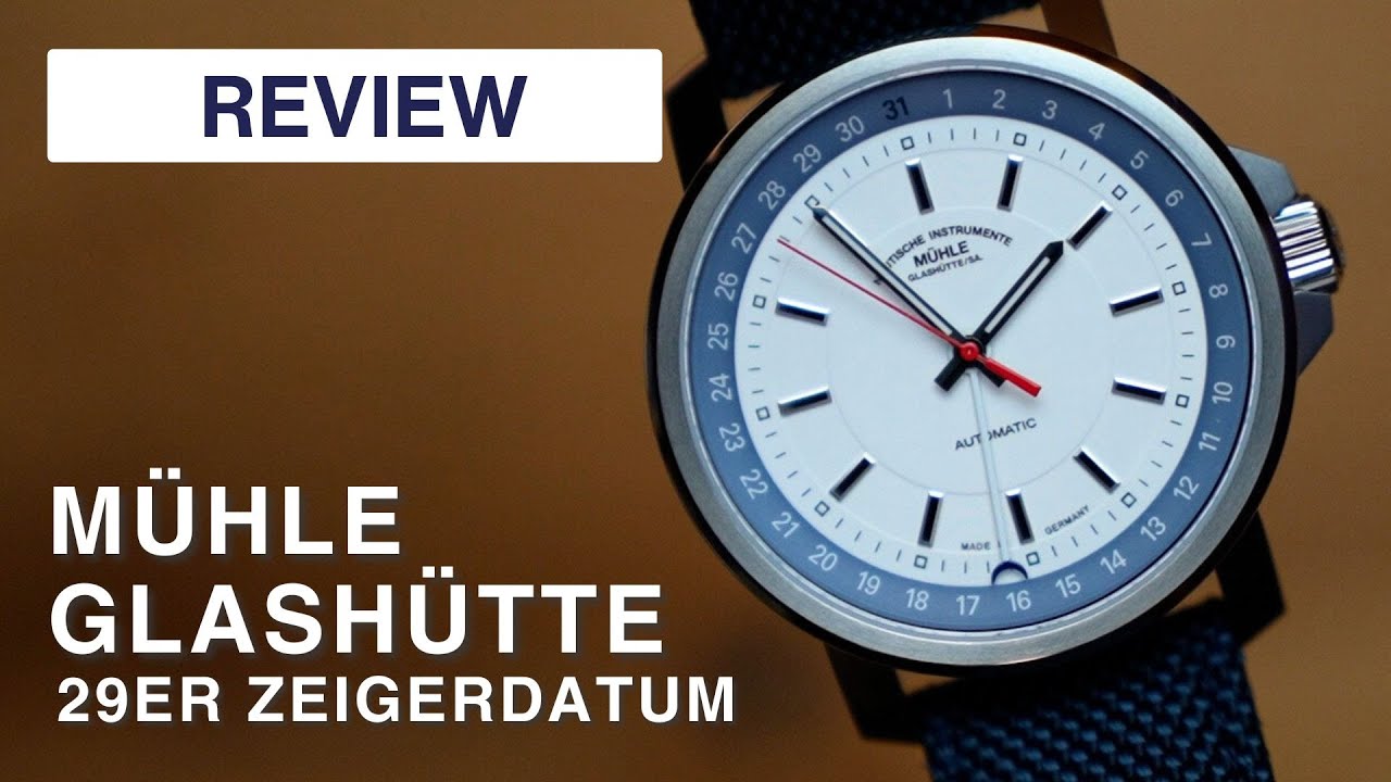 Mühle Glashütte 29er Zeigerdatum M1-25-32-CB | Watch Review | Deutsch | 4K  |  SG WATCHES