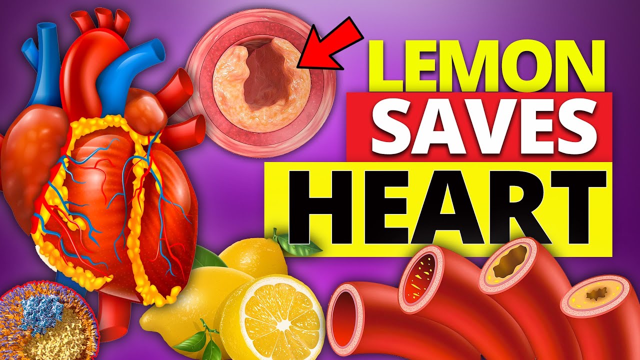 Top 5 Lemon Mixtures That Control High BP, Unclog Arteries and Prevent Heart Attack