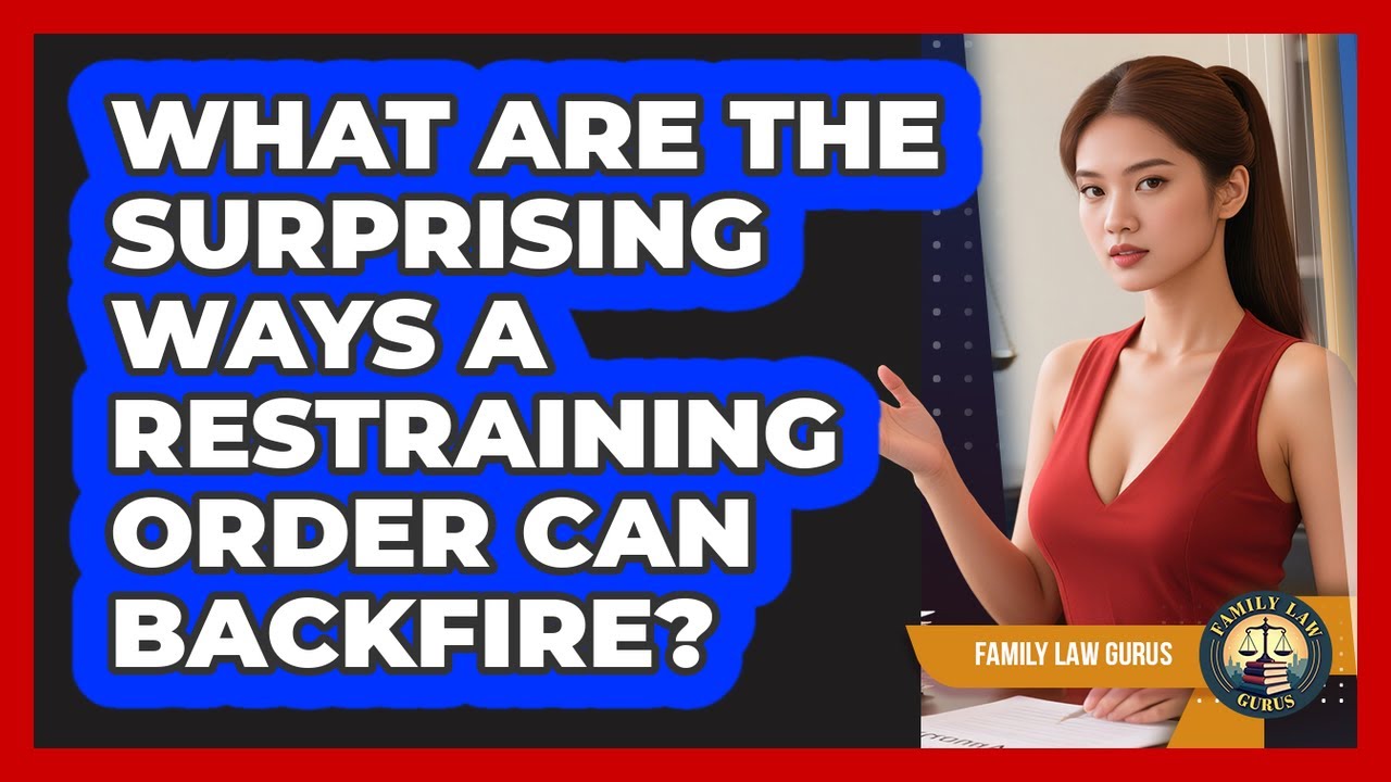 What Are The Surprising Ways A Restraining Order Can Backfire? - Family Law Gurus