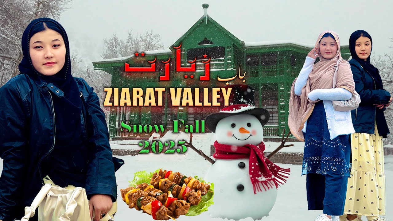 First snowfall🌨️ of 2 0 2 5❄️|| Tanda ziarat snowfall |