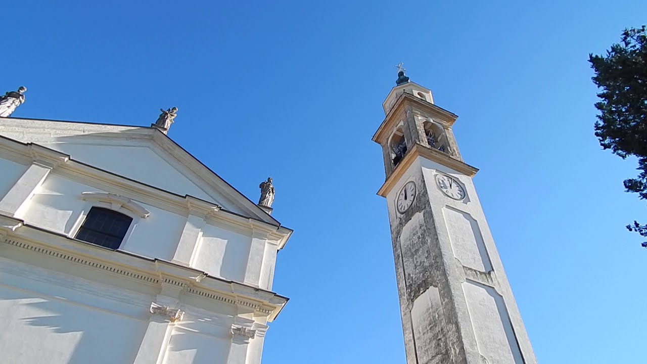 Campane di Sarcedo (VI) 13/12. Distesa completa per l'Angelus festivo.