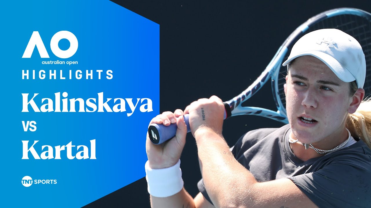 Anna Kalinskaya vs Sonay Kartal | Round One | Australian Open 2026 Highlights 🇦🇺