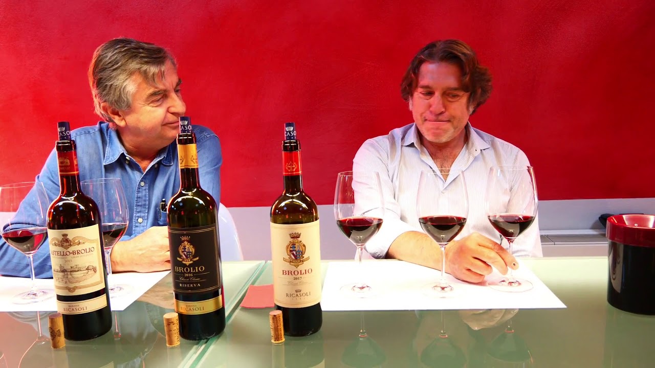Ricasoli1141 tasting of Brolio 2017 Riserva 2016 Castello di Brolio 2015 #madeinBrolio