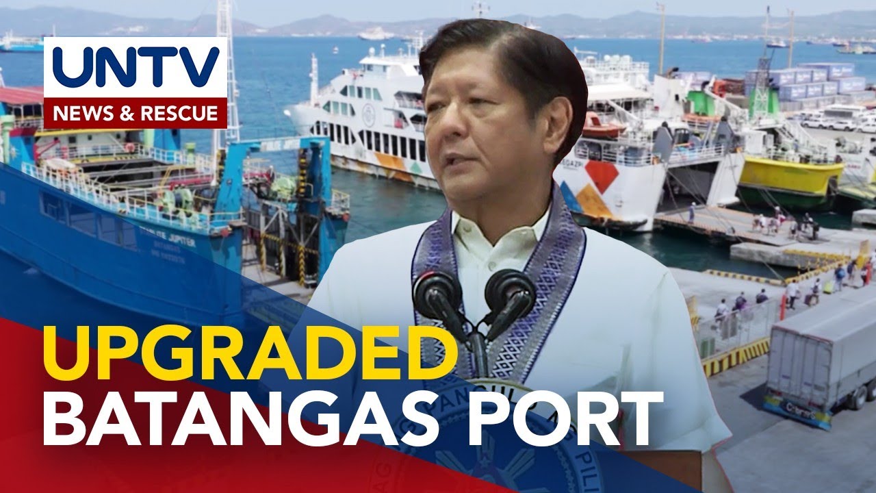 PBBM leads opening of largest, modern port passenger terminal in Batangas