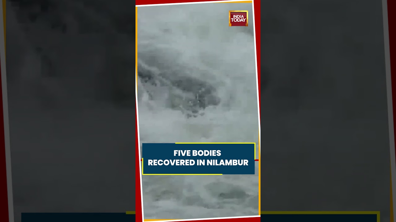 Nilambur Flash Flood: Five Bodies Recovered, Search Continues For Missing Woman | Shorts #shorts