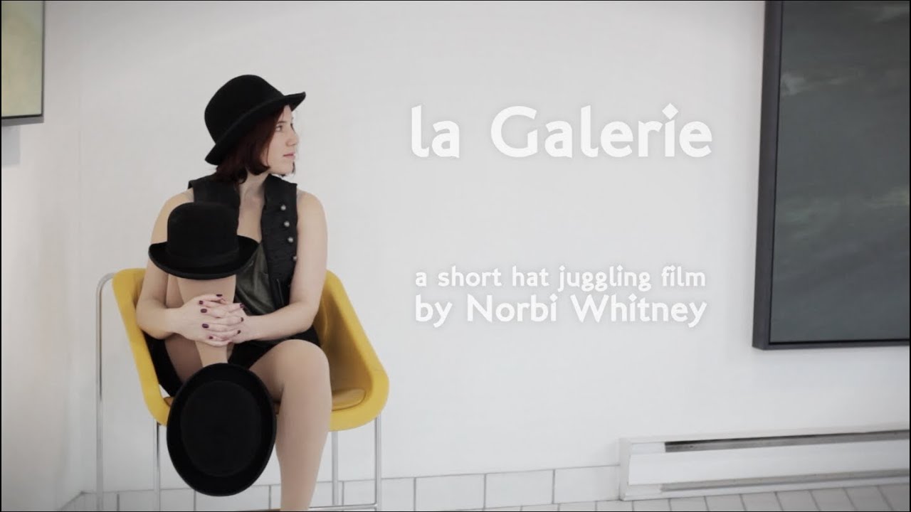 la Galerie - a short hat juggling film by Norbi Whitney