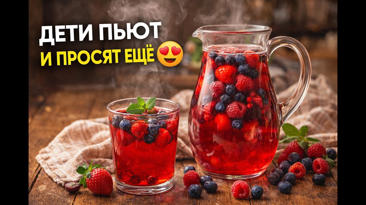 Этот компот просят готовить снова и снова | простой домашний рецепт