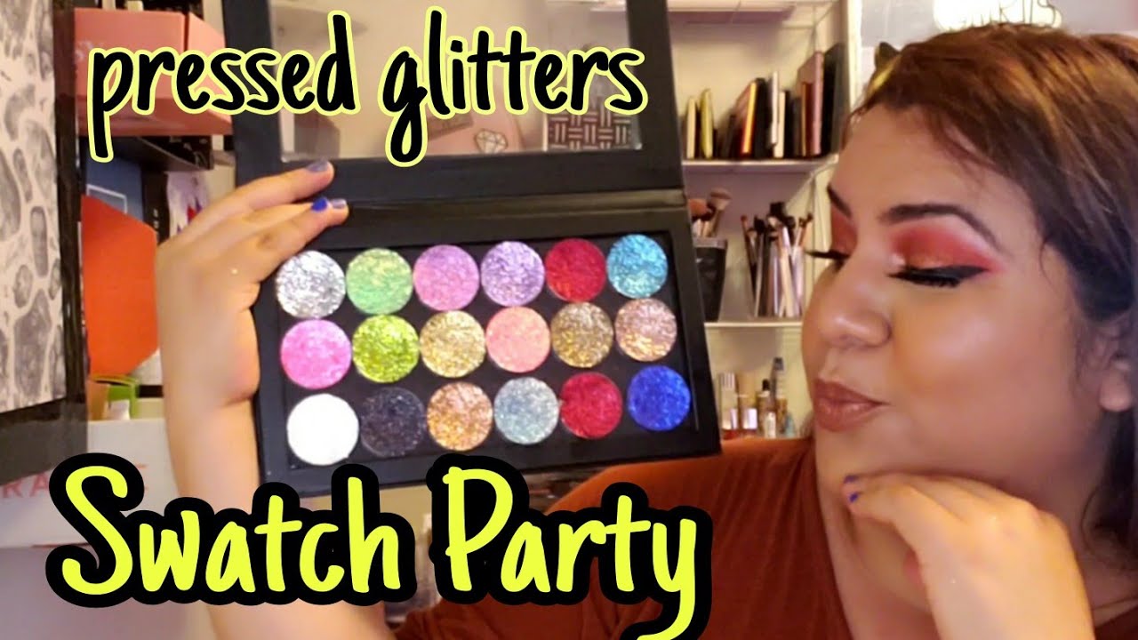 WITH LOVE COSMETICS: Best Sellers Palette | Pressed Glitters | Swatches
