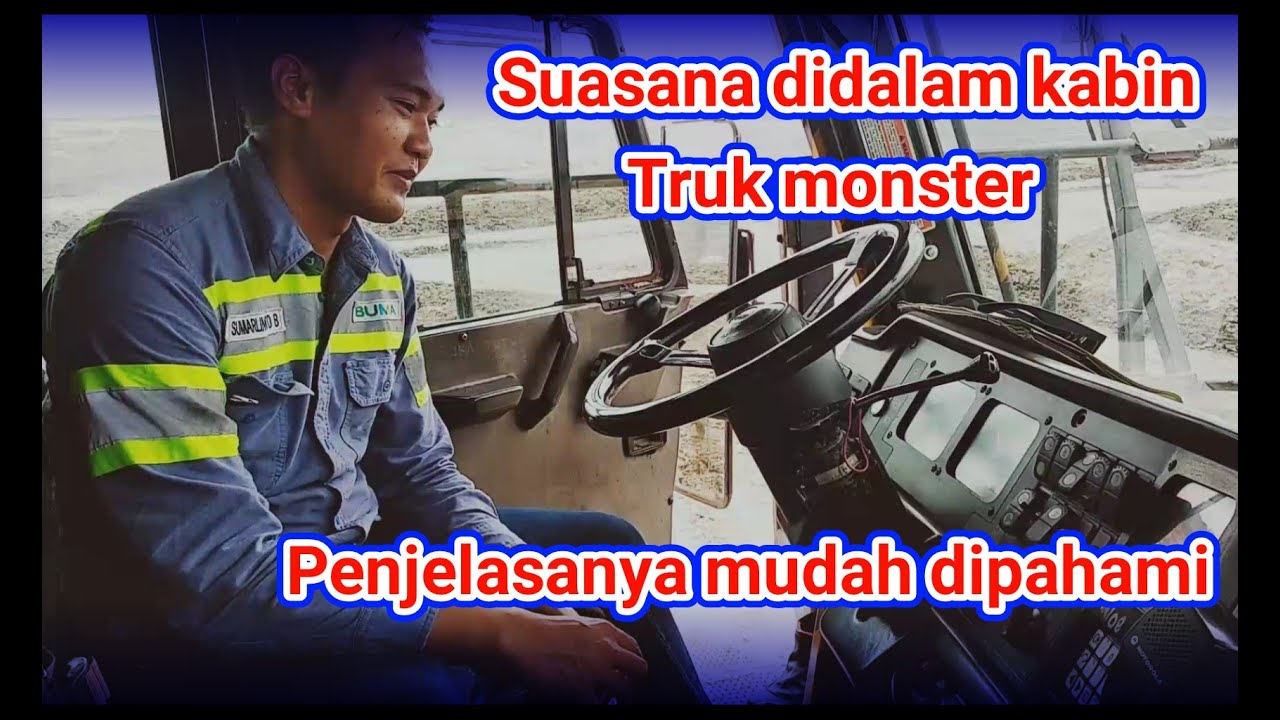Mengenal fungsi tombol dan monitor di truk monster CAT 789C