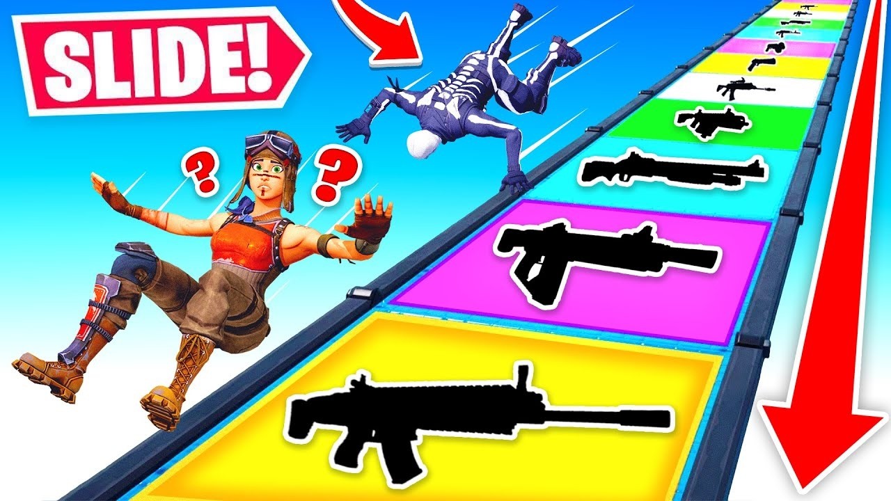 6 YOUTUBER RUTSCHEN die RAMPE für MEGA LOOT in Fortnite!