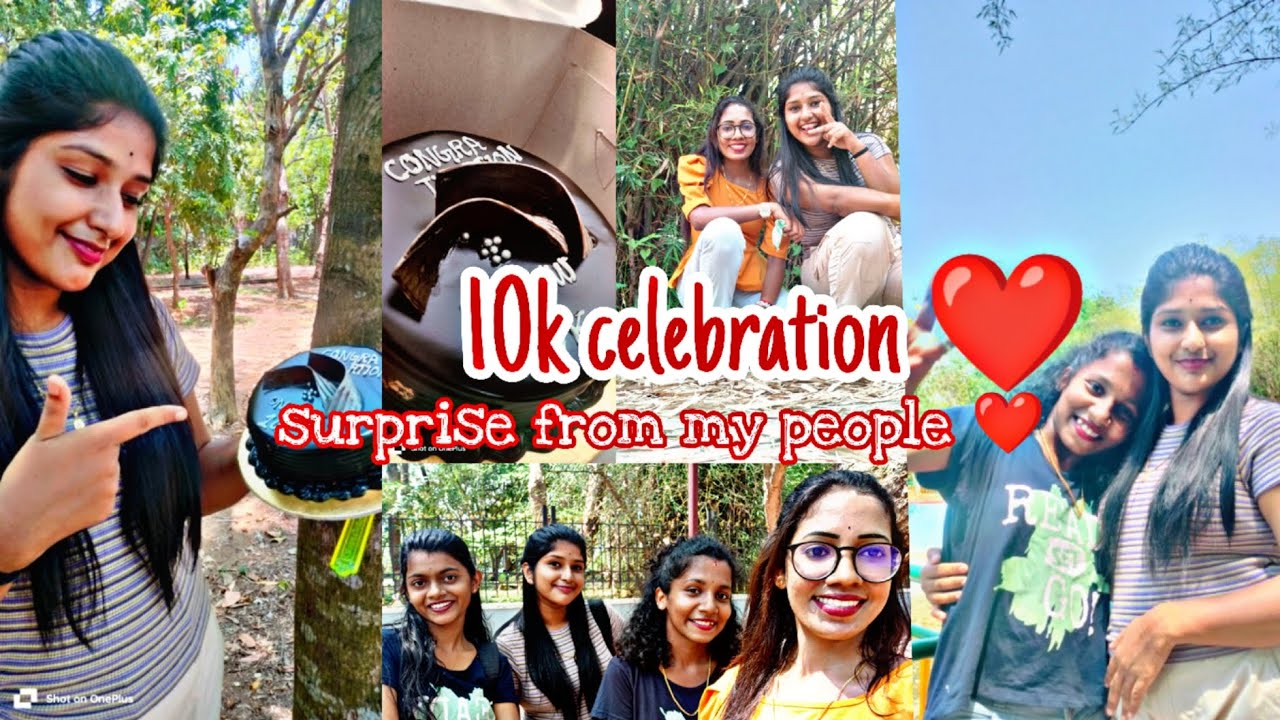 surprise 10k subscribers celebration ❤️😂fun vlog 😂#tuluvlogger