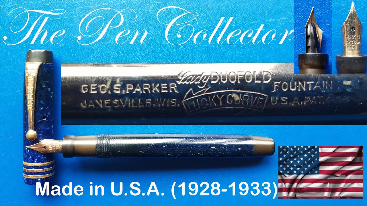 PARKER Lady Duofold Lucky Curve Fountain Pen Review