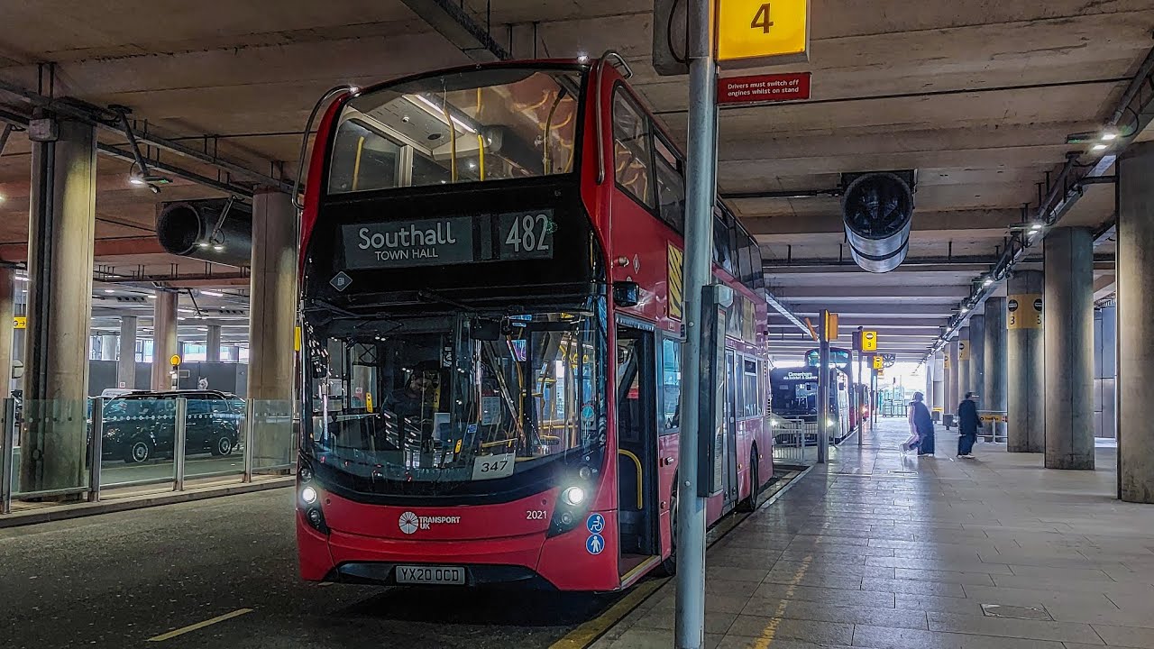 FRV | London Bus Route 482 Heathrow Terminal 5 - Southall Town Hall