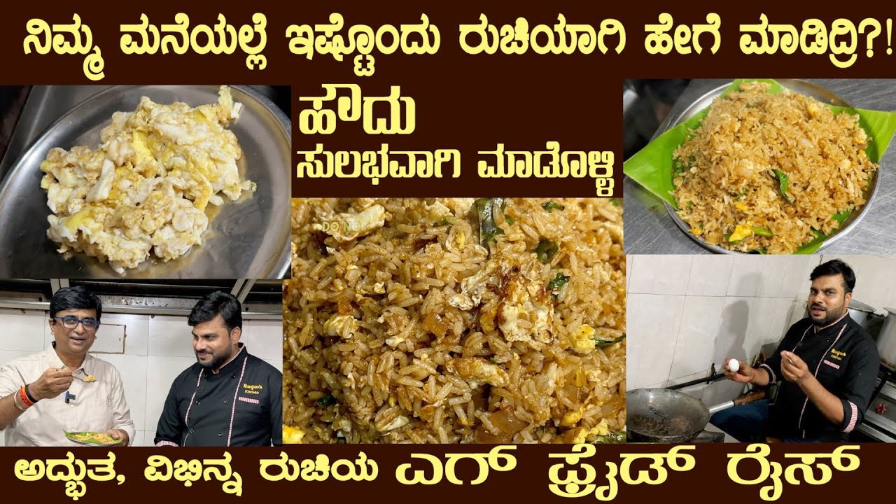 Ragoo's EGG FRIED RICE Its different, Street food taste now in your home No Sauce, NO Vinegar etc