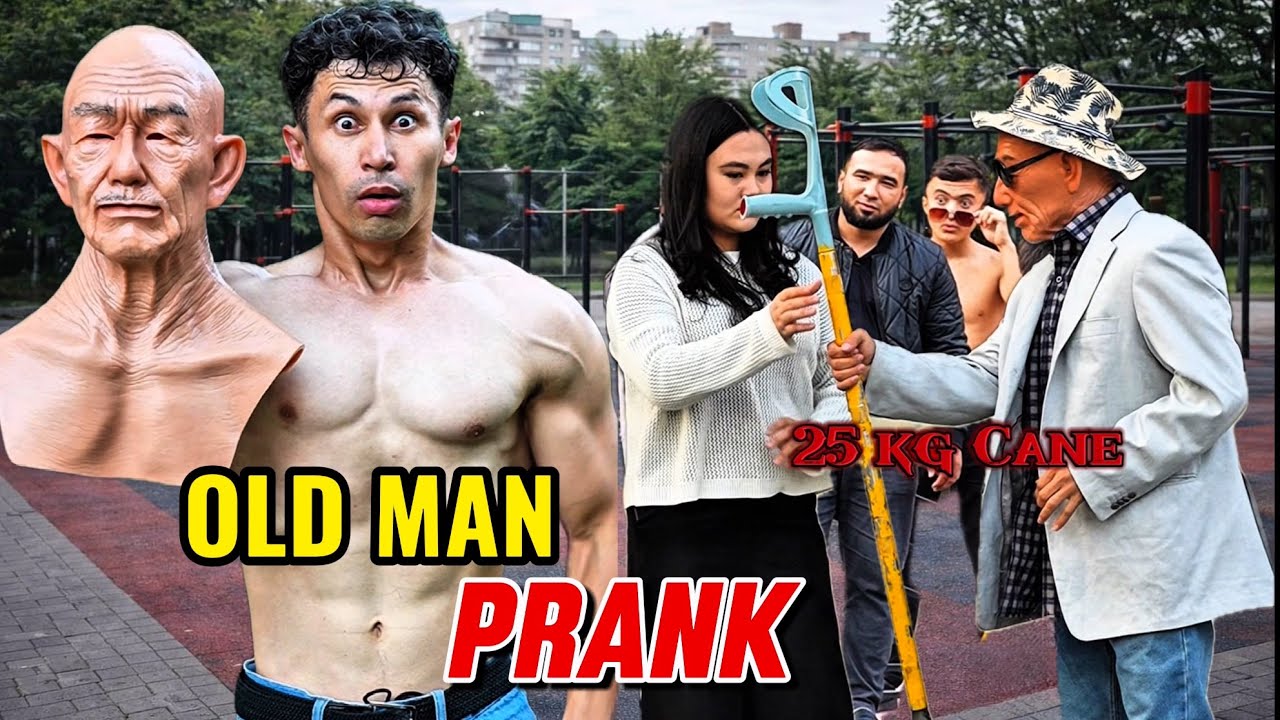 OLD MAN PRANK: 70-YEAR-OLD GRANDPA: PULL-UP MASTER DEFIES AGE WITH EPIC SKILLS