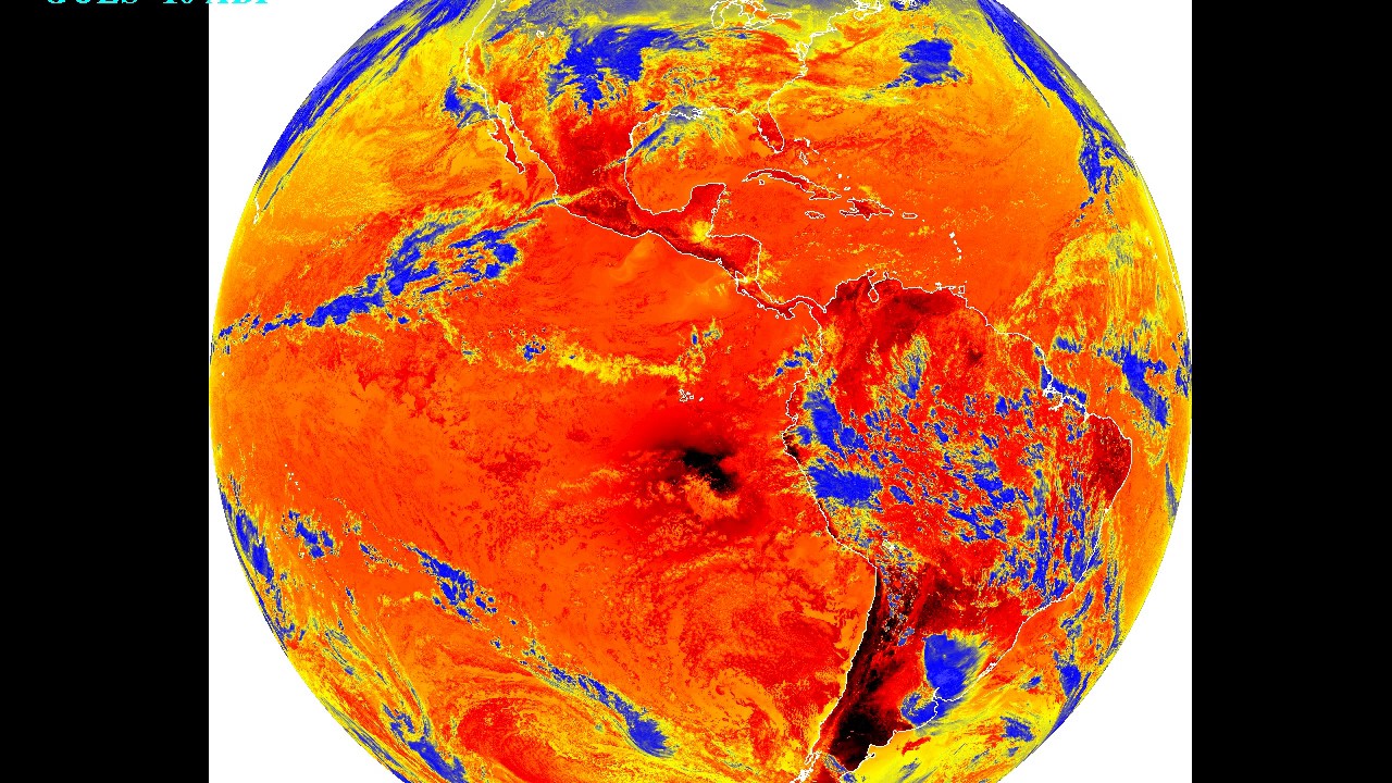 Animation of GOES-16's Full Disk Channels