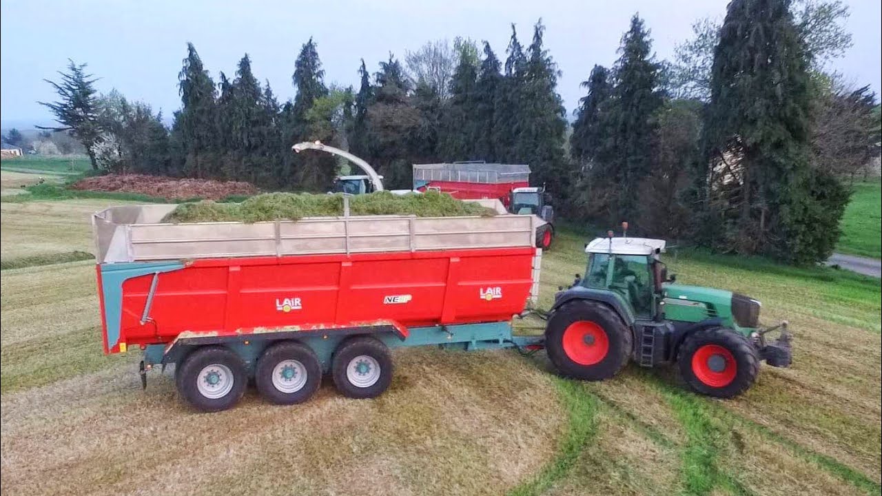 3 FENDT & UNE JAGUAR AUX ENSILAGES D'HERBE 2019 !