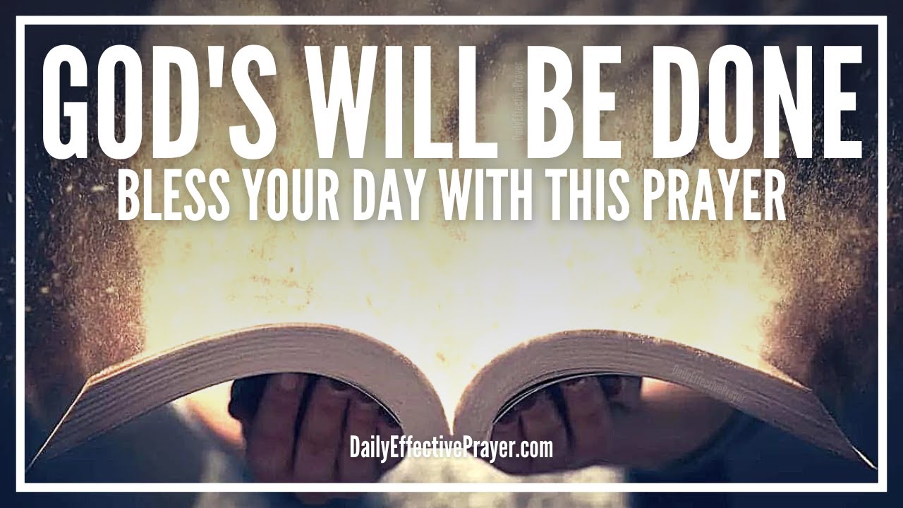I Delight To Do Your Will, O My God | Pray This Blessed Morning Prayer To Begin The Day