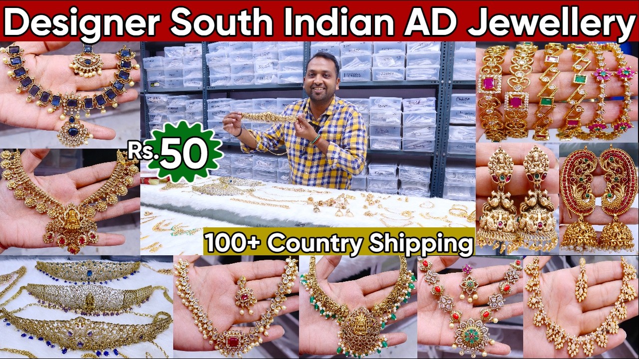 Trending Designer South Indian Jewellery Collection 2026 | Met Gold Traditional Bridal AD Jewellery