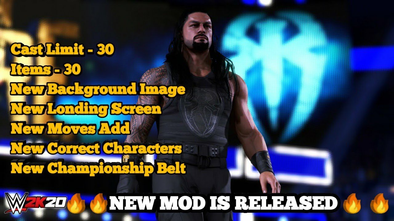 #WR3D WWE 2K20 💥(NEW MOD RELEASED)💥 || Download link in Description👇🔥🔥