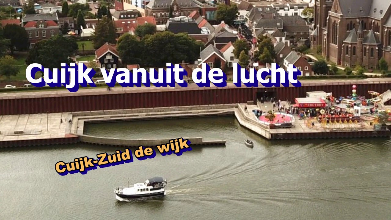 Drone film beelden van woonwijk Padbroek in Cuijk