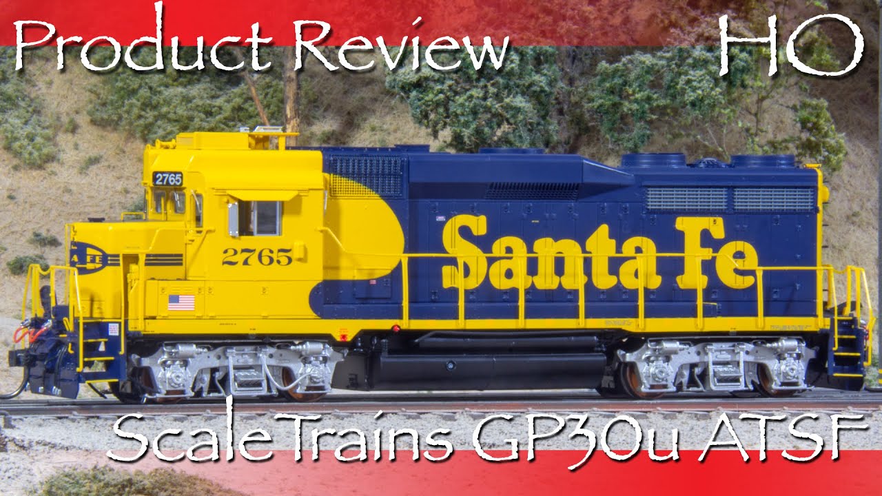 Мощь 90-х! — Распаковка и обзор нового HO ScaleTrains GP30u ATSF!