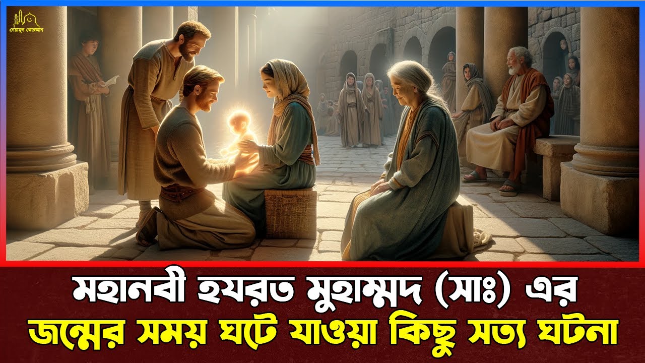 মহানবী হযরত মুহাম্মদ (সাঃ) এর জন্মের সময় ঘটে যাওয়া কিছু সত্য ঘটনা । Islamic Story Bangla