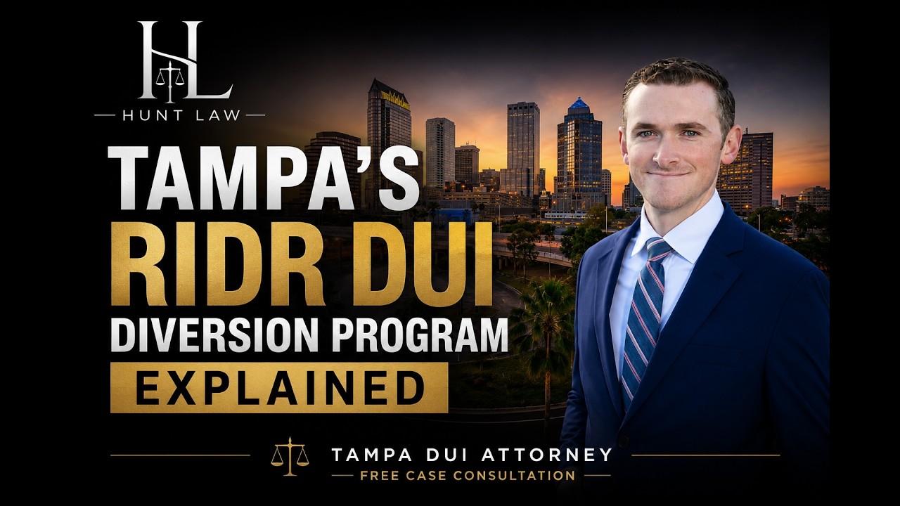 Tampa's RIDR DUI Diversion Program Explained by a Tampa DUI Attorney