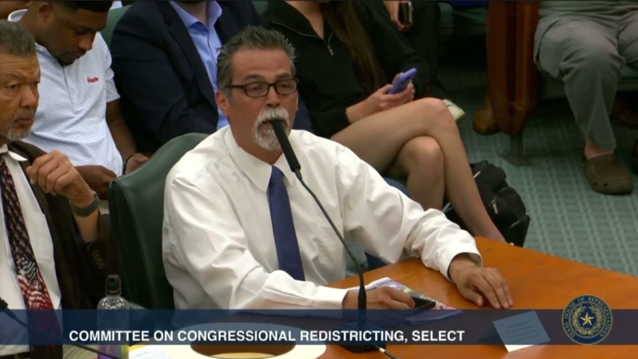 Gabriel Rosales, State Director of LULAC testifies in opposition to mid decade redistricting