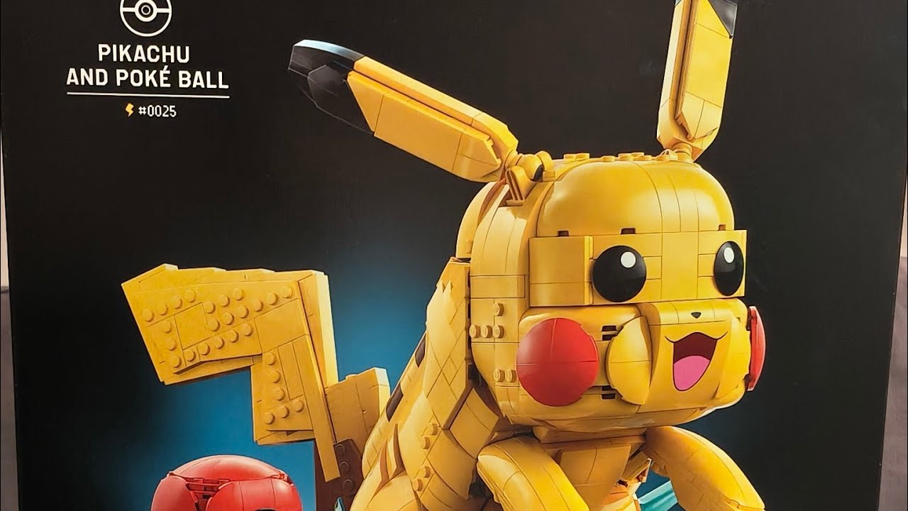 #lego  : Pikachu; Pokémon:  Attrapez les tous / Catch them all