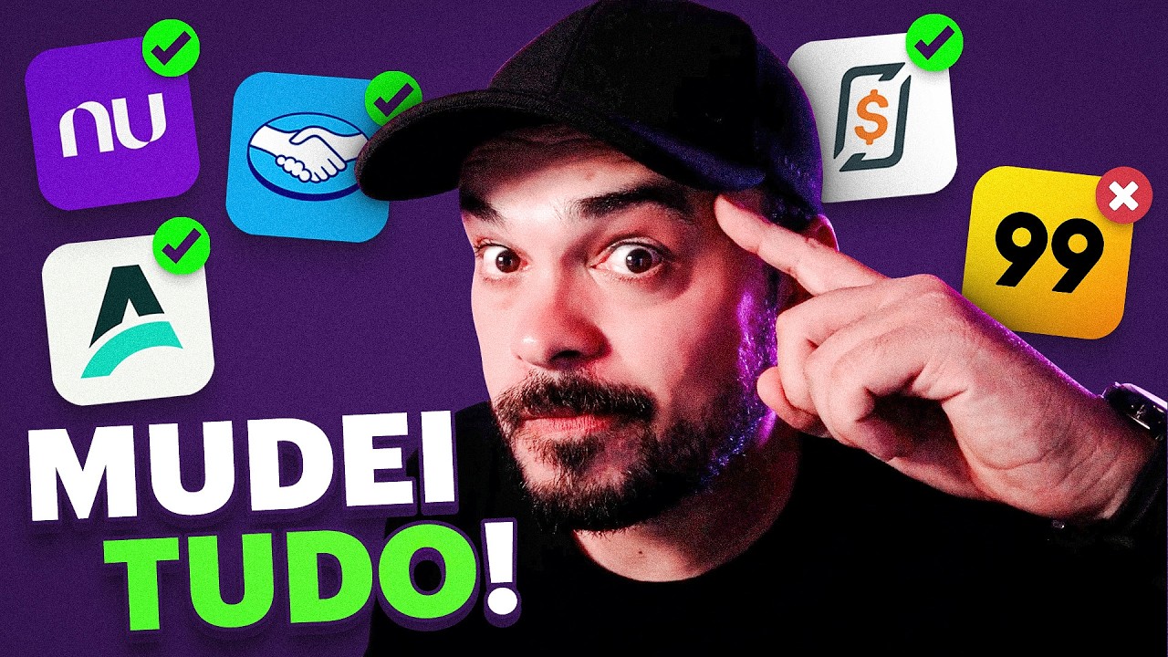 NOVA ORGANIZA&Ccedil;&Atilde;O! Por que parei de usar o 99PAY? Qual banco digital atualmente?