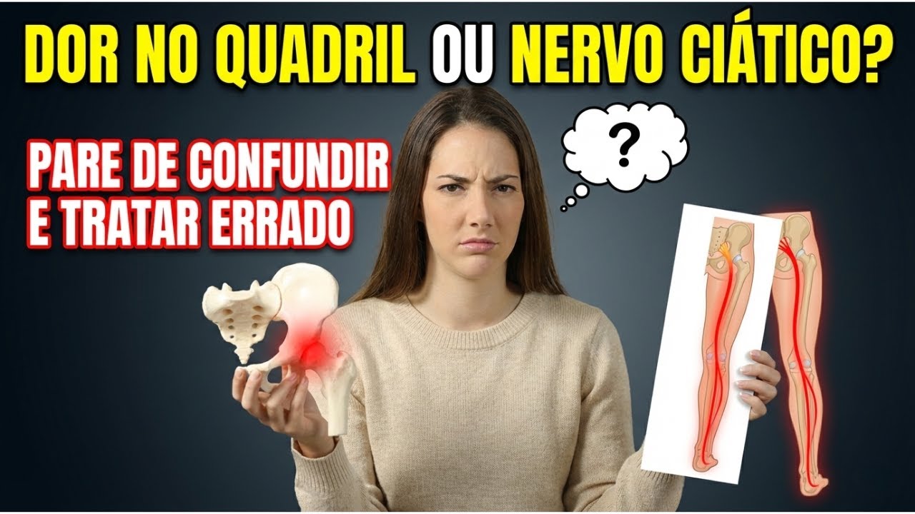 Dor no Quadril ou Nervo Ciático? Pare de confundir e tratar errado