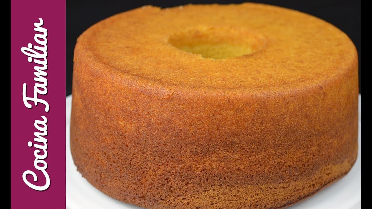 Bizcocho para tartas con fondant. Recetas de bizcocho casero