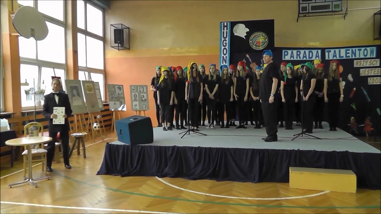 Wrocławski Krasnal w Gimnazjum nr 1 - Hugonalia 2013