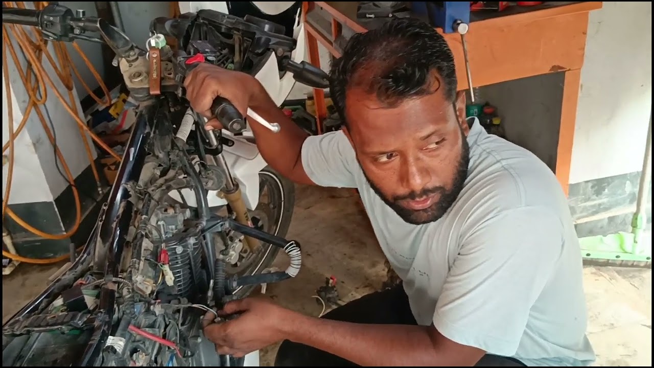 RTR 180 horn and indicator not working. TVS Apache horn and indicator wiring detail.