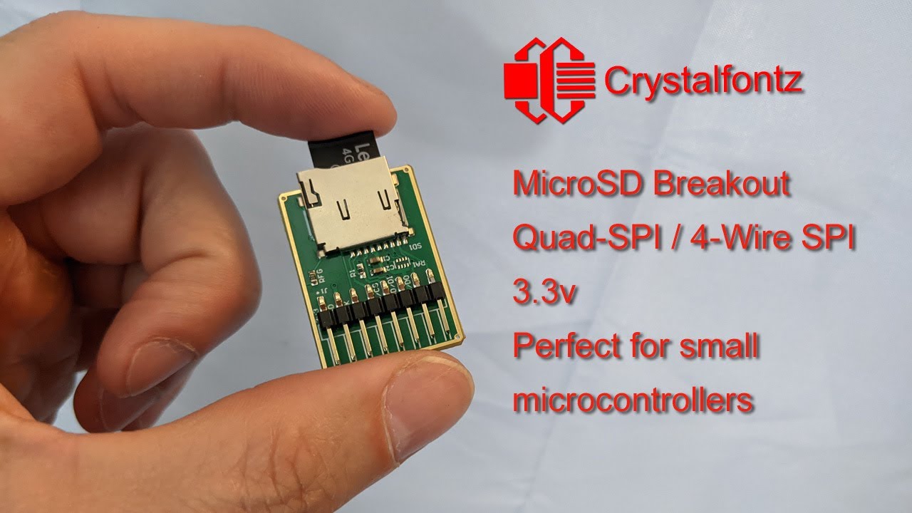 New Accessories! MicroSD Card Breakout Board & MicroSD Cards