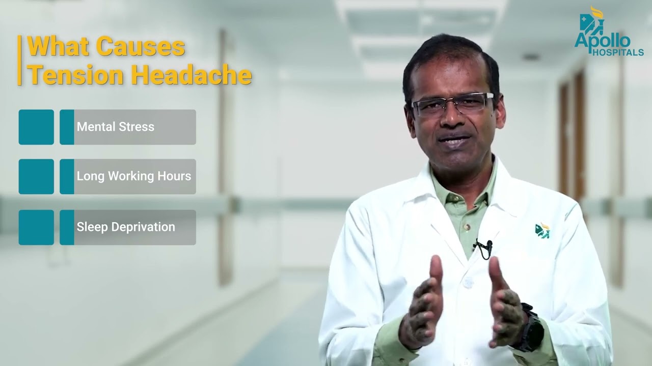 What causes tension headaches?