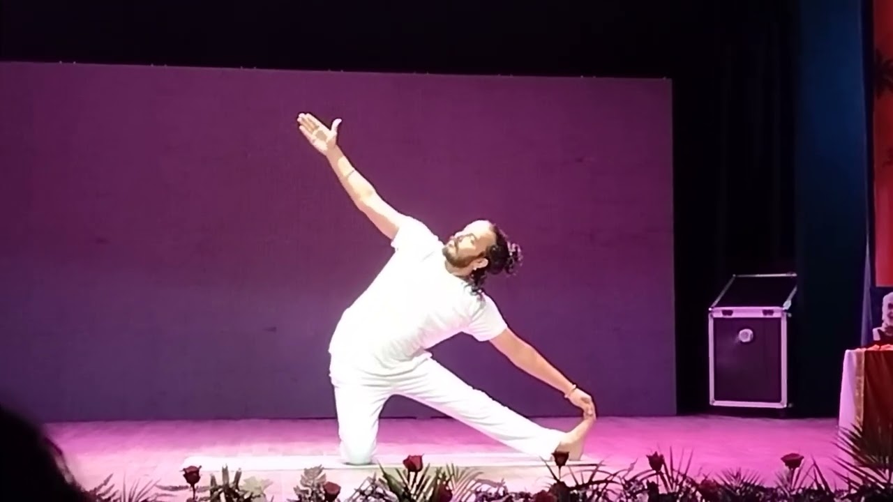 Mystic Moon Salutation (Chandra Kala Namaskara)  performed by Gauravpreet, yoga exponent.