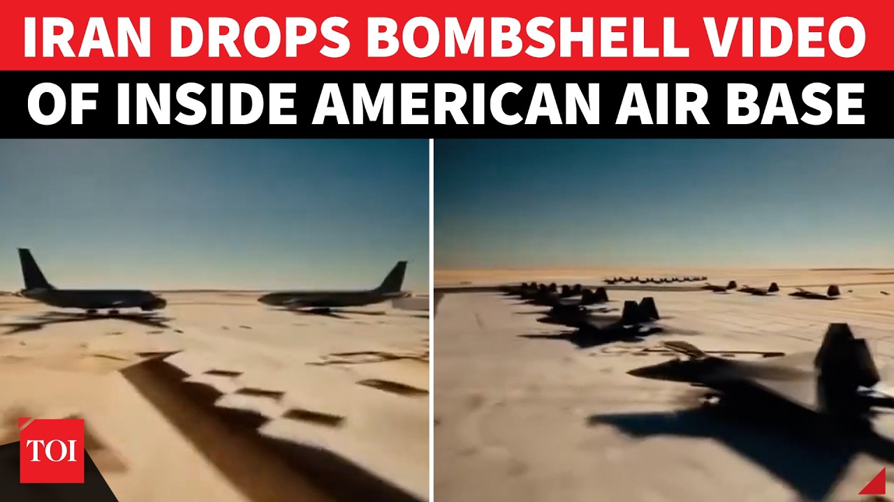Iran 'BREACHES' US Airbase: Drops Bombshell Video Of Fighter Aircraft, Potential Targets | EXPLAINED