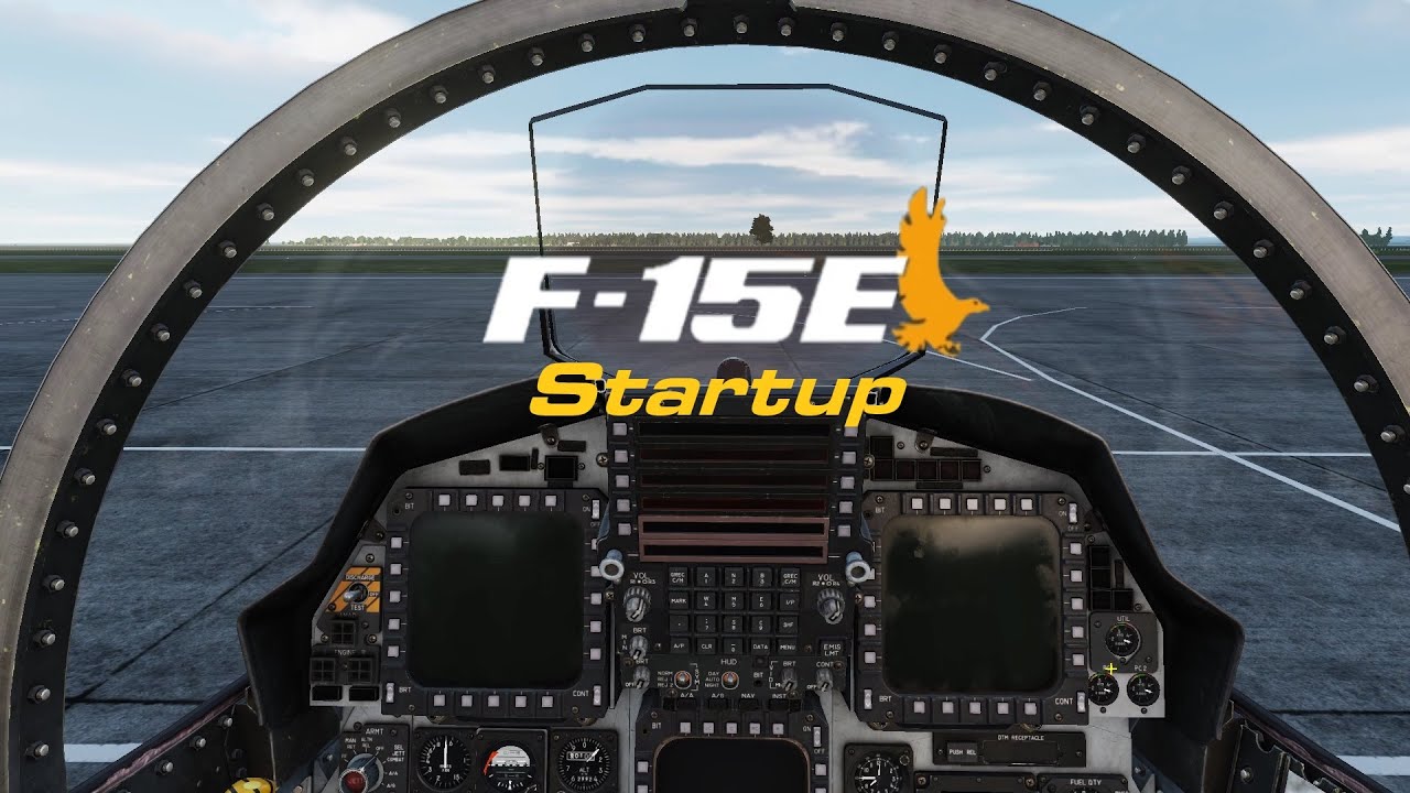 F-15E Strike Eagle • Startup Training (DCS World)