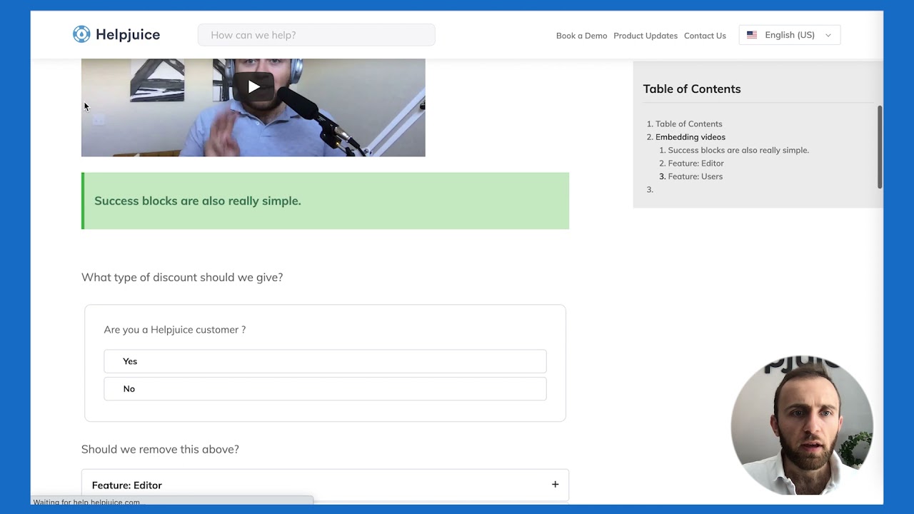 Helpjuice: Knowledge Base Article Editor