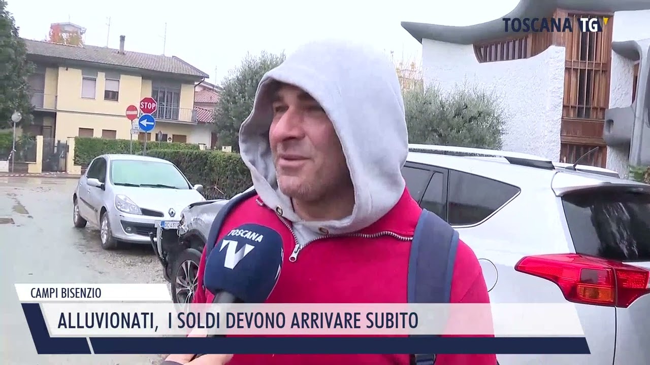2023-11-13 CAMPI BISENZIO - ALLUVIONATI,  I SOLDI DEVONO ARRIVARE SUBITO